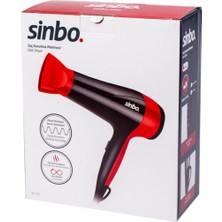 Sinbo Kırmızı Saç Kurutma Fön Makinesi SHD-7093