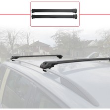 Acpar Audi A6 Allroad (C7) 2011-2018 Arası ile Uyumlu Ace-1 Ara Atkı Tavan Barı Siyah