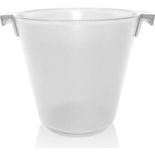 Adin Tasarım Şişe Kovası Akrilik Buz Kovası 28X23 cm Şişe Soğutucu Buz Kovası Soğutucu