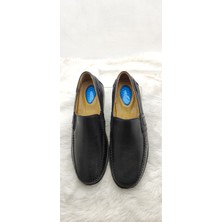 Çiğdem Kundura Çiğdem Gerçek Deri Siyah Topuk Jelli Erkek Ayakkabı (Aylp) - Siyah - 42 - ST02626-13322