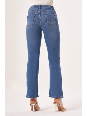 Mizalle 23408 Indigo Denim Pantolon