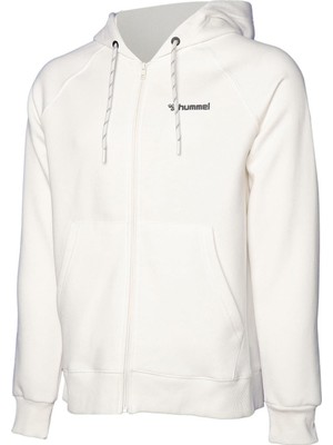 Hummel Hmlwesley Zip Hoodie Erkek Beyaz Sweatshirt 921739-9003