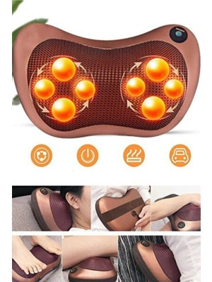 KFC Home 8 Toplu Ovmalı Masaj Yastığı Aleti Tüm Vücut Ayak Boyun Bacak Bel ve Sırt Için