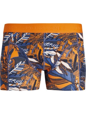 Jack & Jones Mavi-Turuncu Erkek 3'lü Boxer Set 12240236