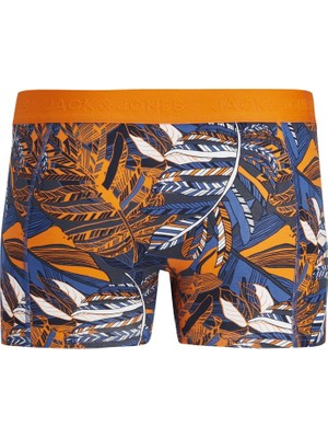 Jack & Jones Mavi-Turuncu Erkek 3'lü Boxer Set 12240236