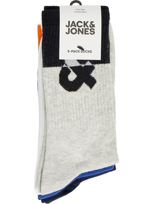 Jack & Jones Siyah Erkek 5'li Çorap 12240551