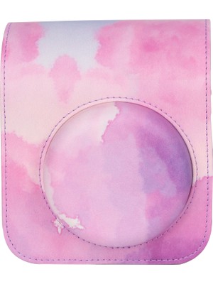 Instax Mini 12 Makine Uyumlu Renkli Deri Kılıf