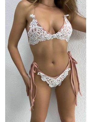 BMD Lace Diamond Bikini - Pembe