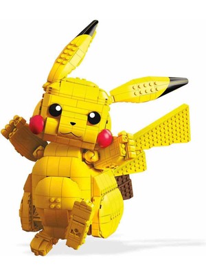 MEGA Pokémon - Jumbo Pikachu Figürü, 6 Yaş Ve Üzeri İçin İdeal Yapı Oyuncakları Fvk81