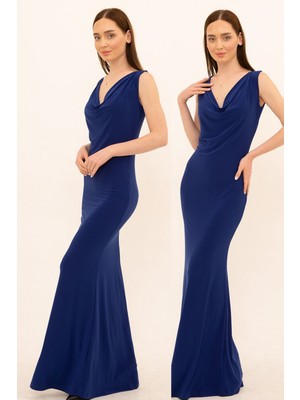 Laranor Degaje Yaka Balık Elbise 40 - Sax