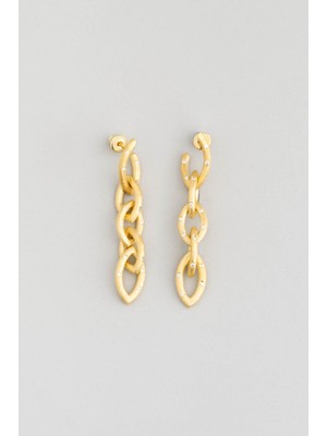 So CHIC Sonsuzluğun Büyüsü 18 Ayar Sarı Altın Kaplama Gümüş Küpe