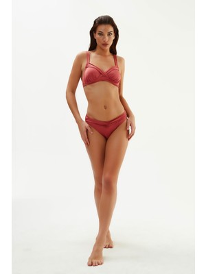 Eros Toparlayıcı Kiremit Bikini Takımı