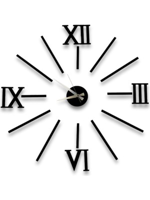 Saatick 50-100 cm Arası Ayarlanabilir Modern Dekoratif Lüks Duvar Saati Büyük Şık Salon Tasarım Saat Modelleri