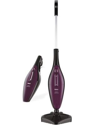 Fakir Darky Comfort Dikey Kablolu Süpürge 1 L Toz Haznesi ile Ergonomik Kullanım Mor-Mavi Renk