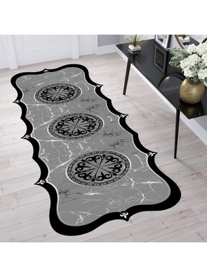 Rovigo Home Dijital Baskı Yıkanabilir Kaymaz Taban Salon Halısı  RVG0678-SD671