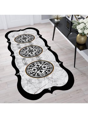 Rovigo Home Dijital Baskı Yıkanabilir Kaymaz Taban Salon Halısı  RVG0679-SM51