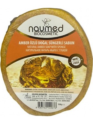 Acousticworld Amber Özlü Doğal Süngerli Sabun 130 gr