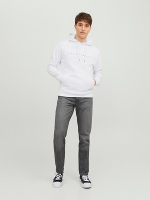 Jack & Jones Jjestar Jj Sweat Hood Noos Beyaz