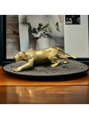 Lu Design Gold Renk Panter Biblo