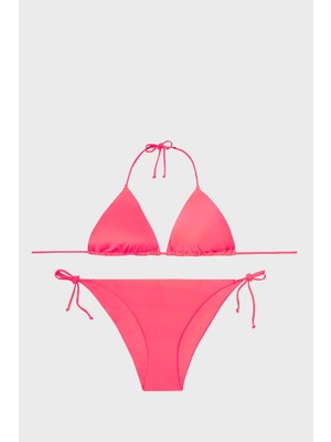 Slipstop Kolay Kuruyan Uv Korumalı Üçgen Neon Bayan Bikini SM22140030