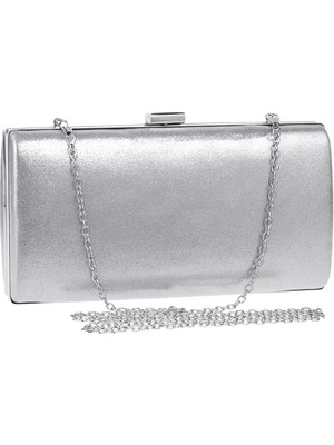 Yue Store Ladies Fashion Banquet Small Party Bag (Silver) (Yurt Dışından)