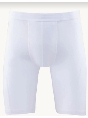 Tutku Elit 1253 Erkek Elastan Likralı Uzun Boxer Tekli