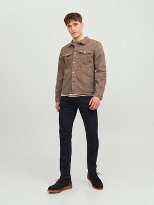 Jack & Jones Glenn 046 Slim Jean Düşük Bel Dar Paça Desenli Organik Pamuklu Model