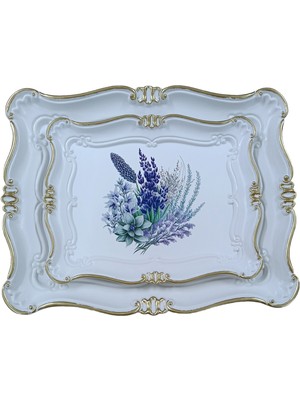 Zucci Sultan Tepsi Set Lavanta 2'li