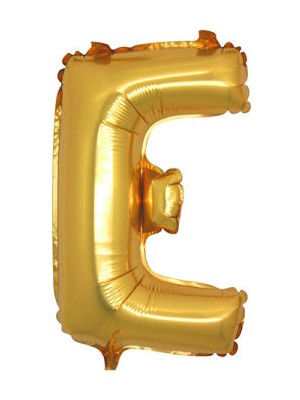 Benim Marifetlerim E Harfi Altın Folyo Balon 40 Inch 90 cm