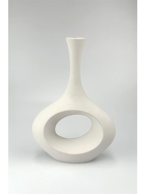 Bemol Vazo Seramik Bisküvi (Ham Ürün)