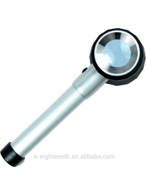 Leidory El Tipi (Led Işıklı) Kaliteli Metal Mercekli 10X60MM Lüp