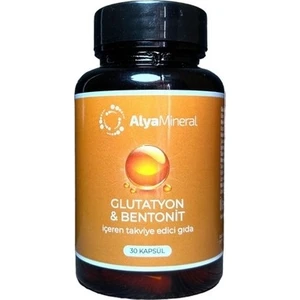 Alya Mineral Glutatyon & Bentonit Içeren Takviye Edici Gıda 30 Kapsül