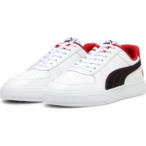 PUMA FERRARİ CAVEN 307960-04 KADIN BEYAZ-SİYAH-KIRMIZI Günlük Sneaker Ayakkabı