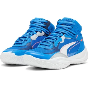 Playmaker Pro Mid Çocuk Mavi Basketbol Ayakkabısı
