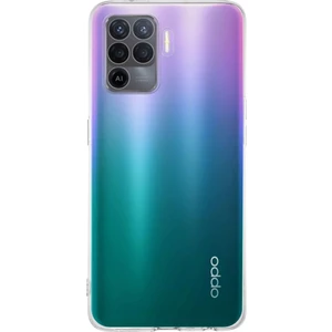 Case World Oppo Reno 5 Lite Kapak 1mm Süper Silikon Şeffaf Kılıf