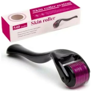 KFC Home Titanyum Uçlu 540 Iğneli Derma Roller 0.5 mm Iğne Cilt Yüz Vücut Yenileme Masaj Aleti