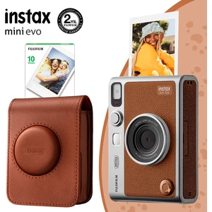 Instax Mini Evo Kahverengi Fotoğraf Makinesi ve Hediye Seti 3