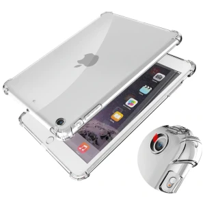 Apple iPad 5. Nesil 9.7" Kılıf Darbelere Dayanıklı Şeffaf Kapak A1822 A1823