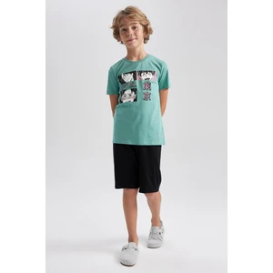Erkek Çocuk Baskılı Kısa Kollu Pijama Takım A2486A823SM