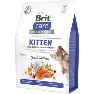 Brit Care Gentle Digestion & Strong Immunity Tahılsız Somonlu Yavru Kedi Maması 7 kg