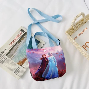 Frozen Elsa Kız Çocuk Omuz Çantası - Mor (Yurt Dışından)