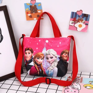 Frozen Elsa Kız Çocuk Omuz Çantası - Kırmızı (Yurt Dışından)