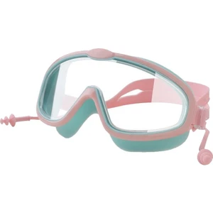 Çocuk Büyük Çerçeve Yüzücü Gözlükleri - Yeşil (Yurt Dışından)