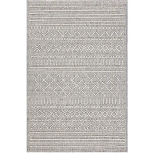 Koza Halı Alba Gri Krem Halı 19237A