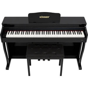 SLP-275 BK Dijital Konsol Piyano, Bluetooth, Tuş Hassasiyeti, 88 Tuşlu, Kapaklı (Kulaklık ve Tabure Hediyeli)