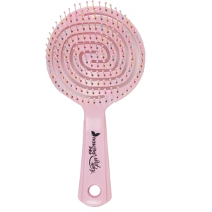 3D Flexi Kontrol Açma-Tarama Saç Fırçası  Pembe -40