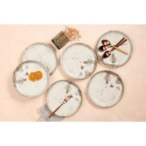 Re-Gen Salda 6'lı Düz Tabak Seti 21CM