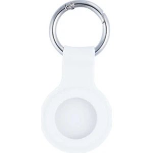 Case Street Gpack Apple Airtag Kılıf Anahtarlıklı Silikon Beyaz