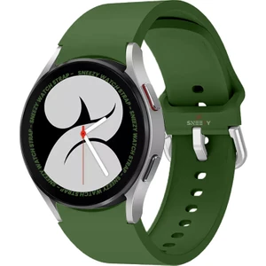 Samsung Galaxy Watch 4 5 Pro 40 42 44 45 46MM Uyumlu Orjinal Tasarım Kavisli Purelux Silikon Kordon