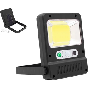 X607 Süper Parlak Cob LED Güneş Enerjili Projektör Solar Projektör 3 Modlu